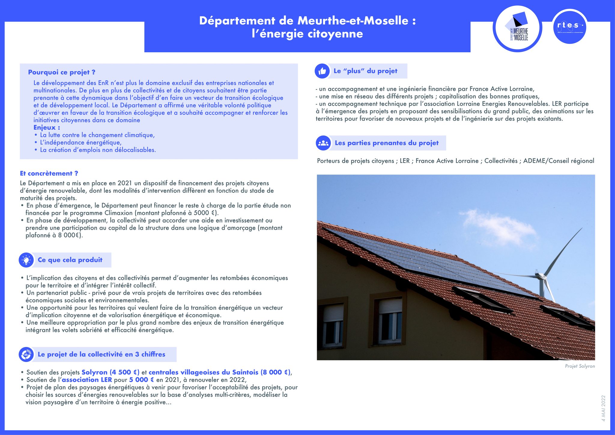Département de Meurthe-et-Moselle : l’énergie citoyenne