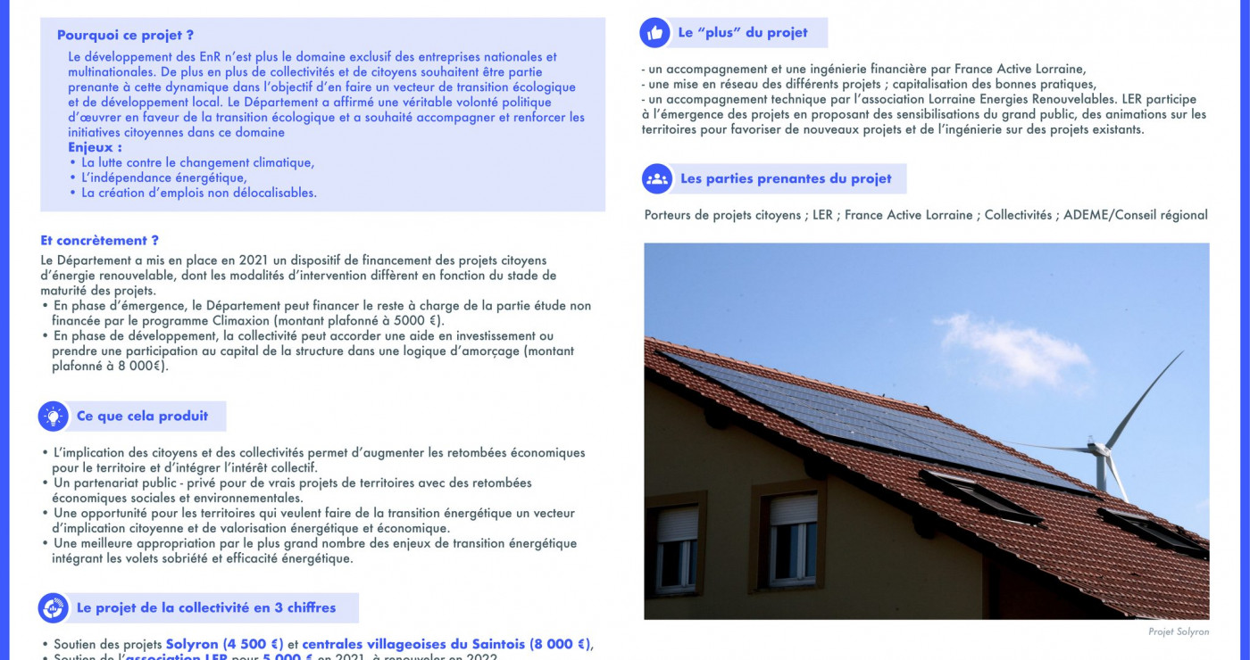 Département de Meurthe-et-Moselle : l’énergie citoyenne