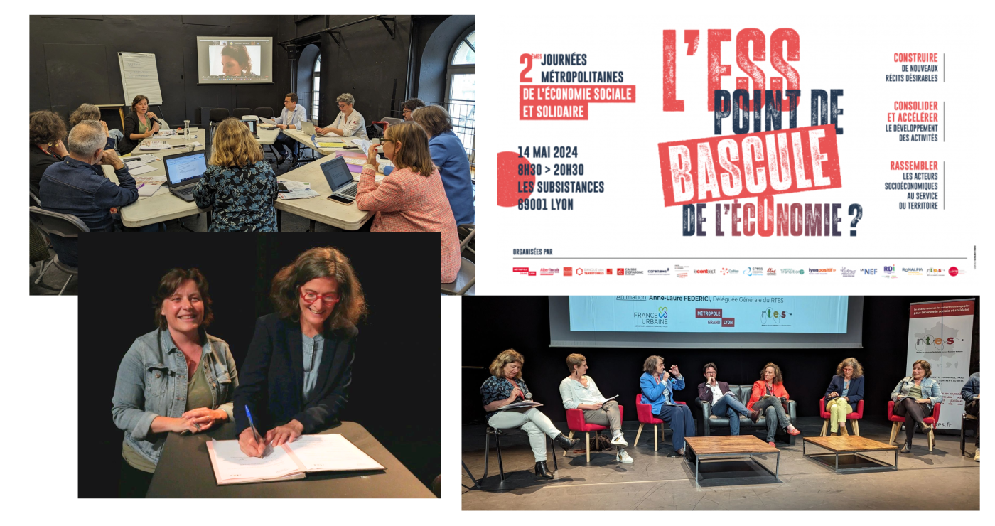 Le RTES et ses administrateurs à la 2ème édition des Journées Métropolitaines de l'ESS à Lyon