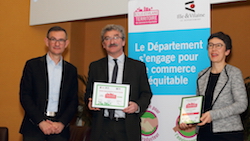 Photo de la remise de prix