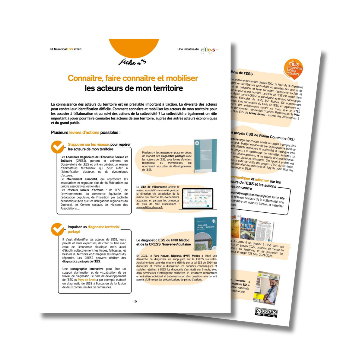 Kit MunicipalESS | Fiche 5 : Connaître, faire connaître et mobiliser  les acteurs de mon territoire