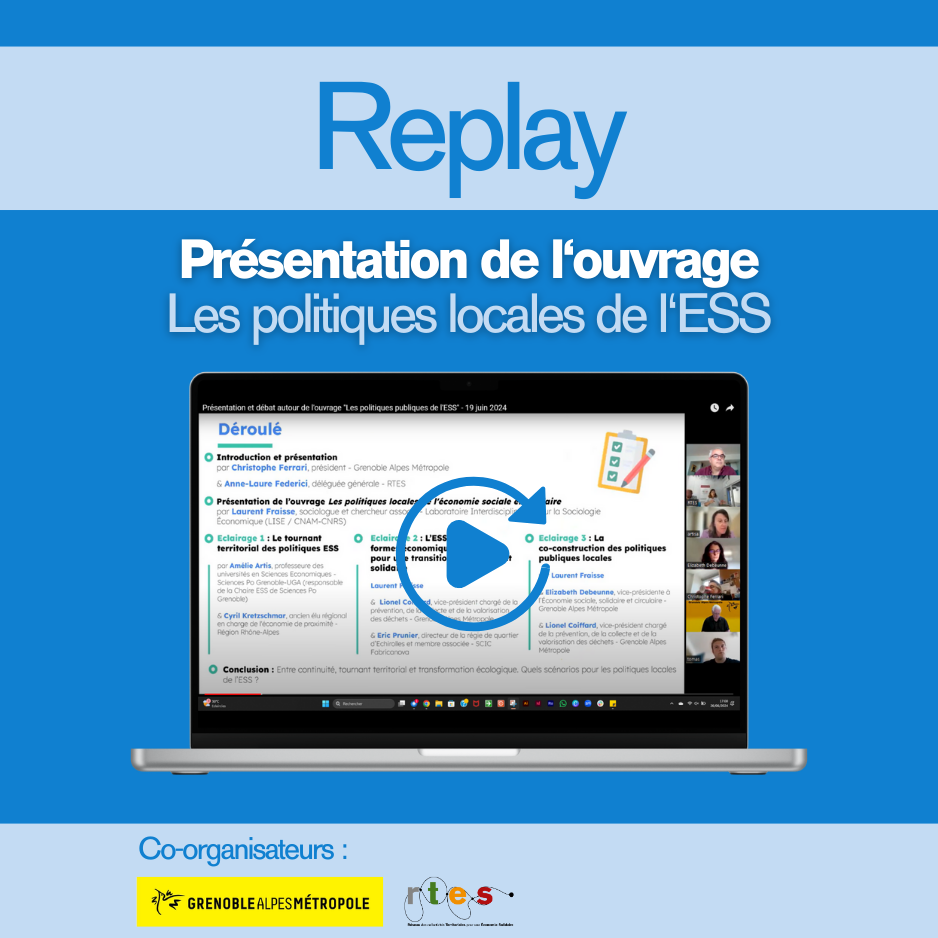 Visuel webinaire RTES politiques publiques locales de l'ESS