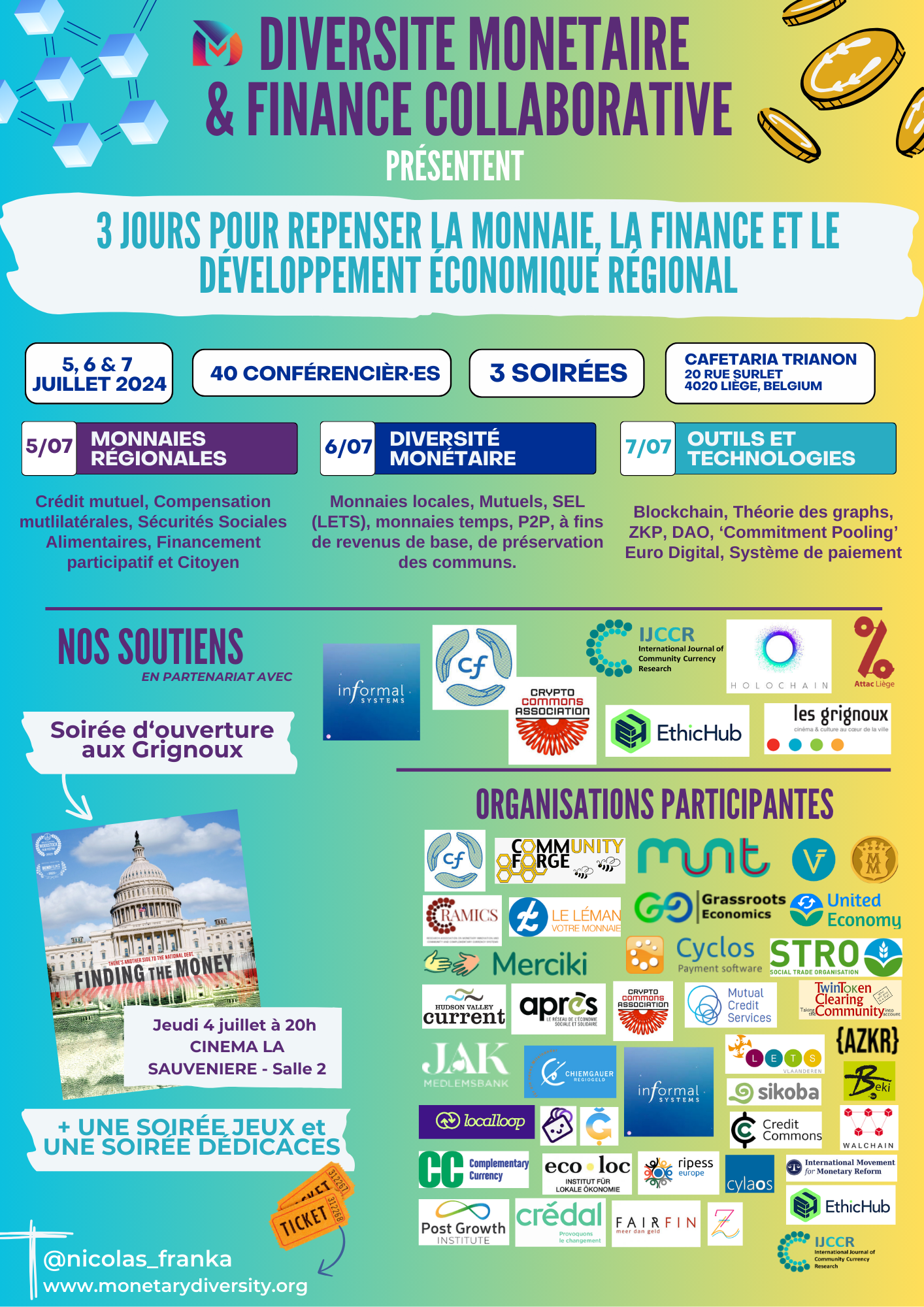 Visuel événement Diversité Monétaire
