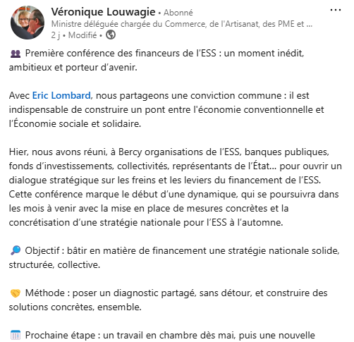 LinkedIn_Conférence financeurs ESS