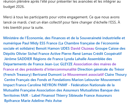 LinkedIn_Conférence financeurs ESS