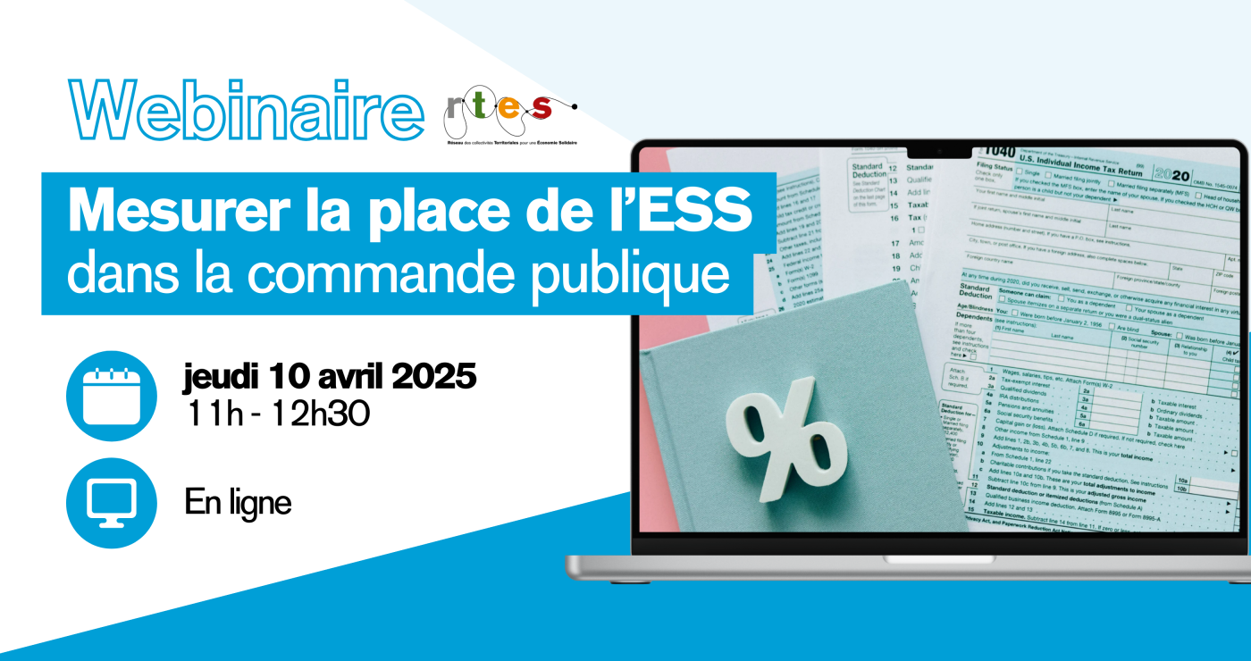 Webinaire RTES - Mesurer la place de l'ESS dans la commande publique