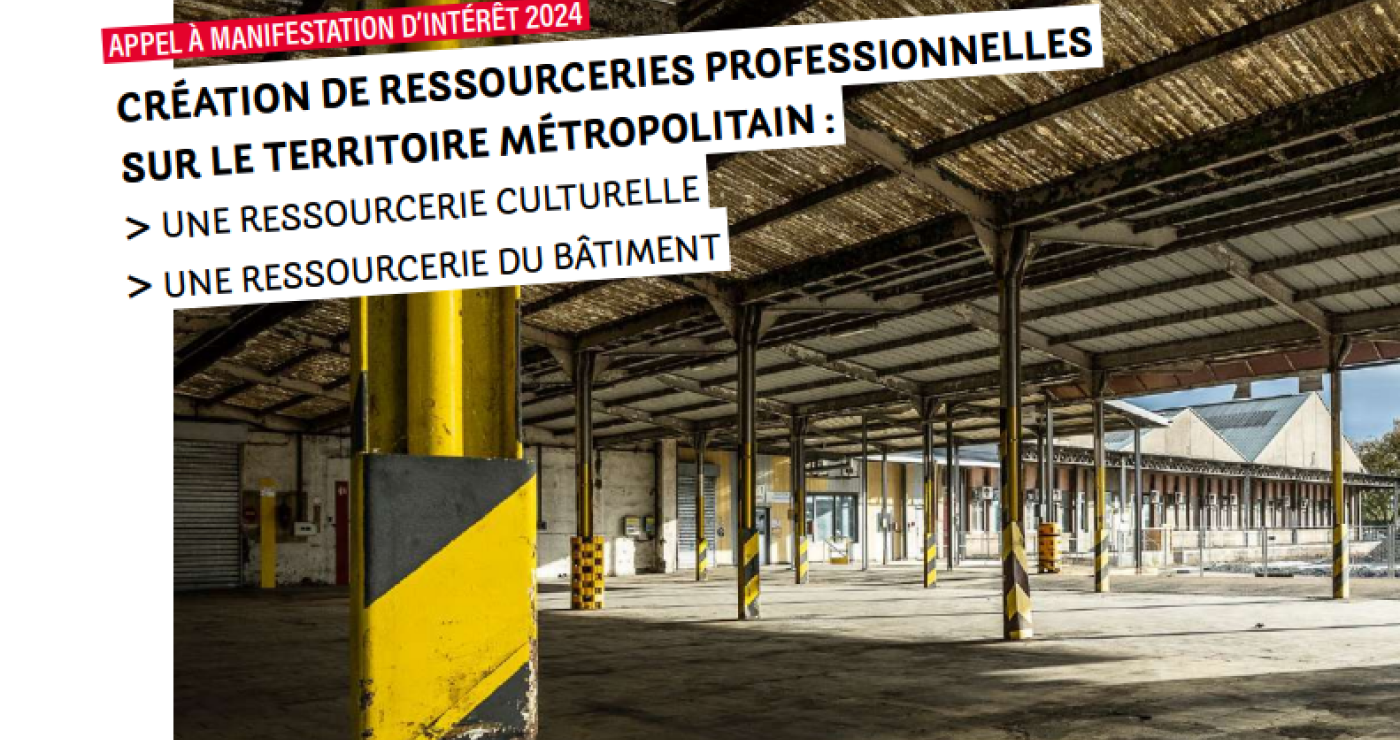 La Métropole de Lyon lance un AMI pour pour la création de ressourceries sur un ancien Technicentre SNCF