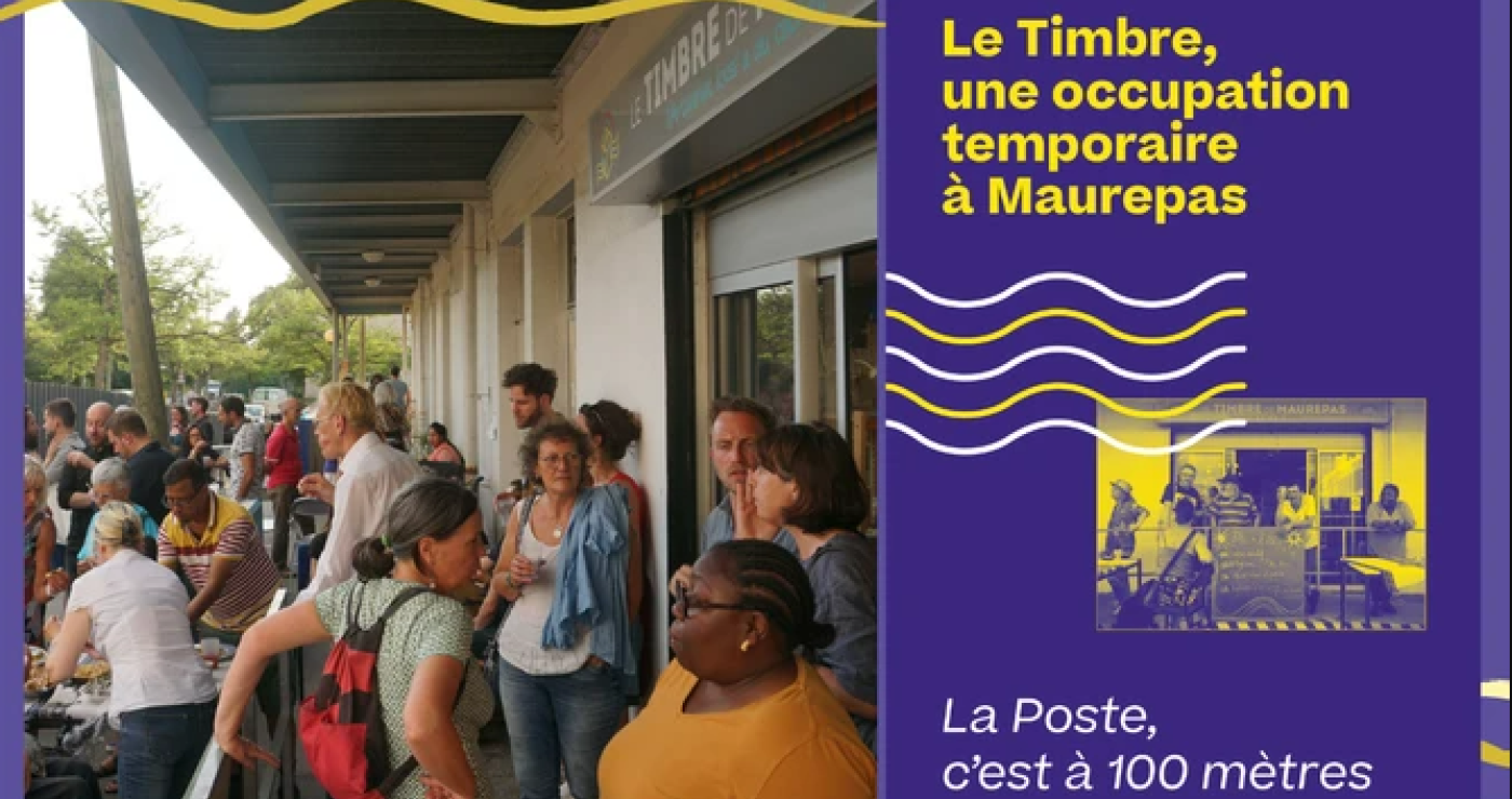 Précommande du livre "La Poste, c'est à 100m", autour de l'histoire du Timbre dans le quartier de Maurepas à Rennes