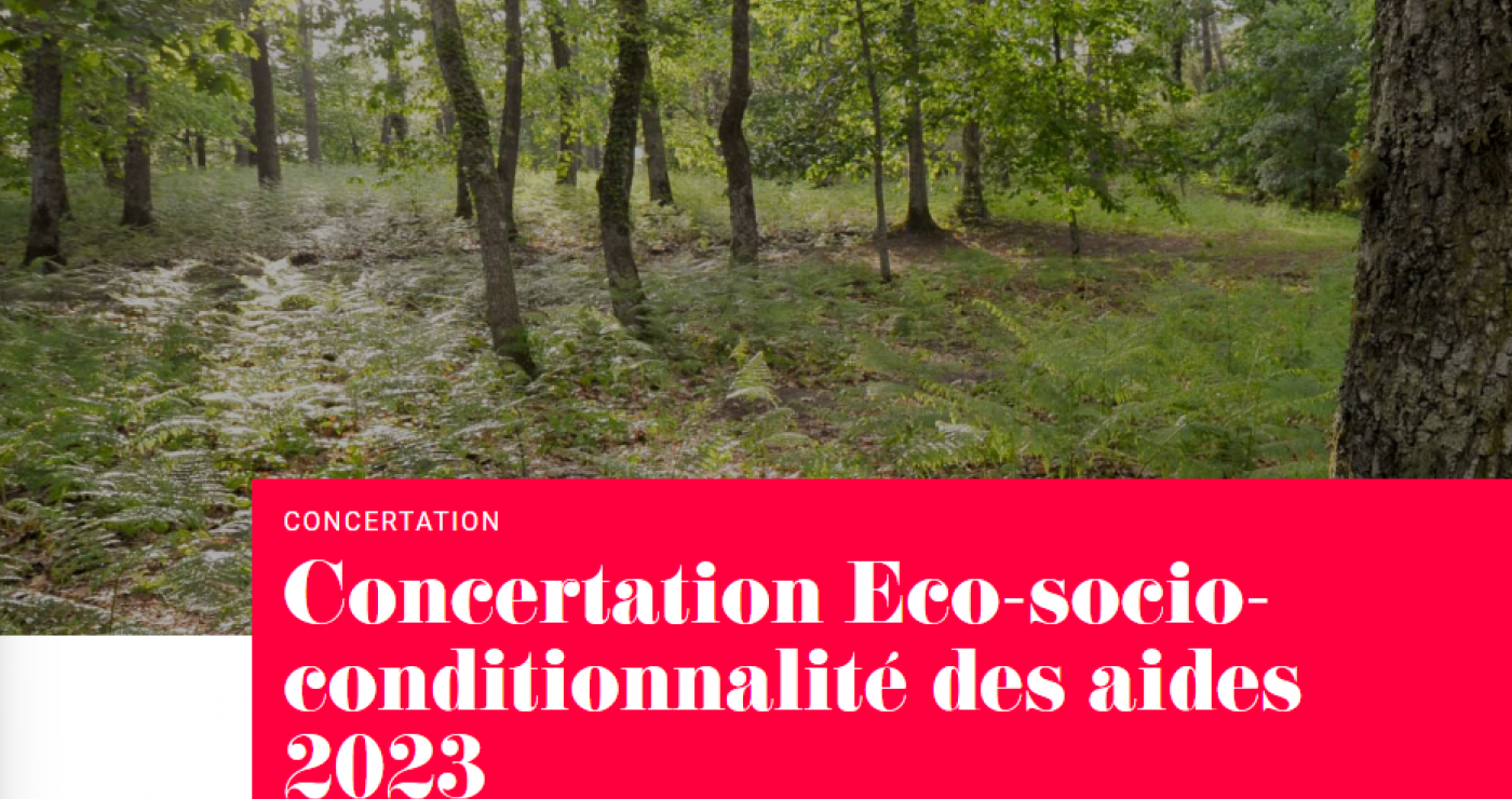 La Région Nouvelle-Aquitaine lance une concertation sur l'éco-socio-conditionnalité des aides 2023