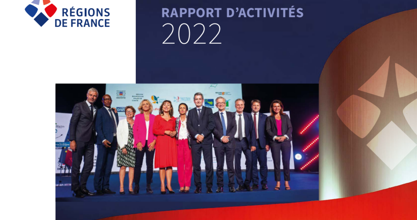 Economie sociale et solidaire dans le rapport d'activités 2022 de Régions de France