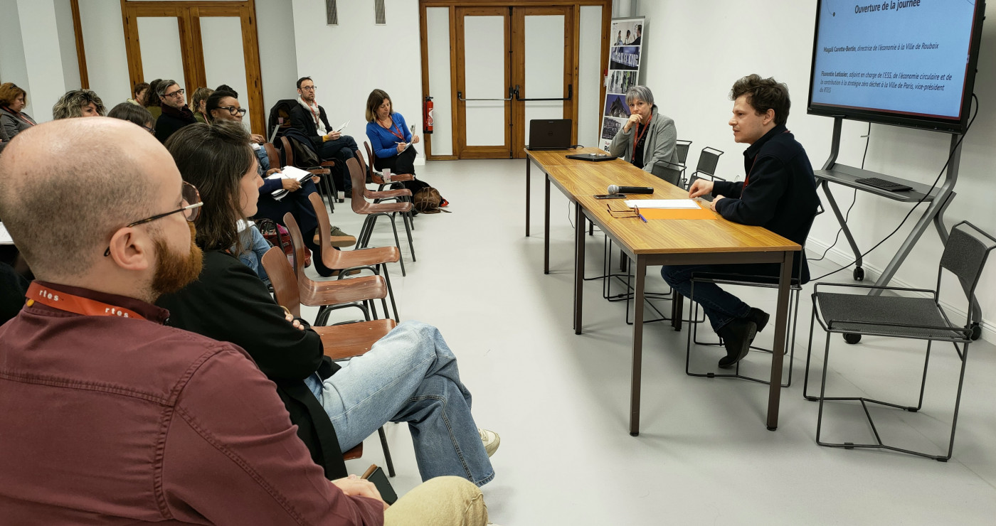 Florentin Letissier, adjoint en charge de l’ESS, de l’économie circulaire et de la contribution à la stratégie zéro déchet à la Ville de Paris et vice-président du RTES