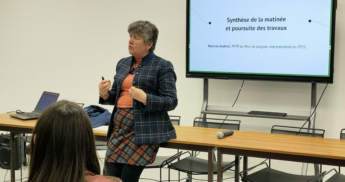 Patricia Andriot, PETR du Pays de Langres et vice-présidente du RTES