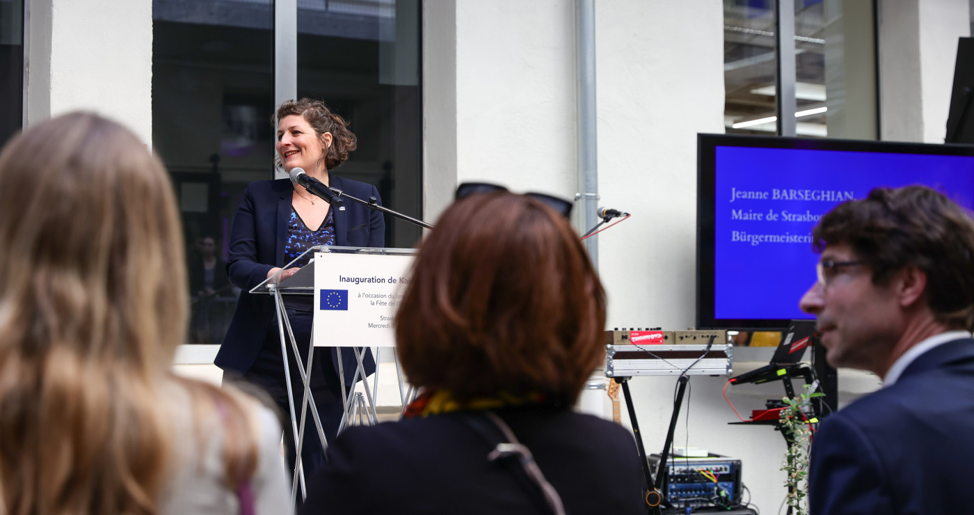 Inauguration du Kaleidoscoop à Strasbourg, 1er PTCE transfrontalier de France