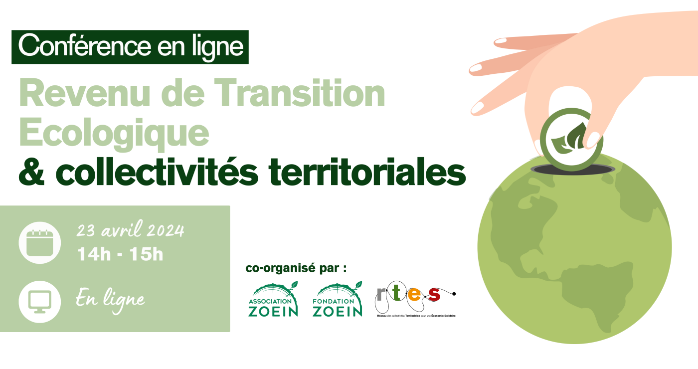 Webinaire Zoein - RTES : Revenu de Transition Ecologique & collectivités - 23 avril