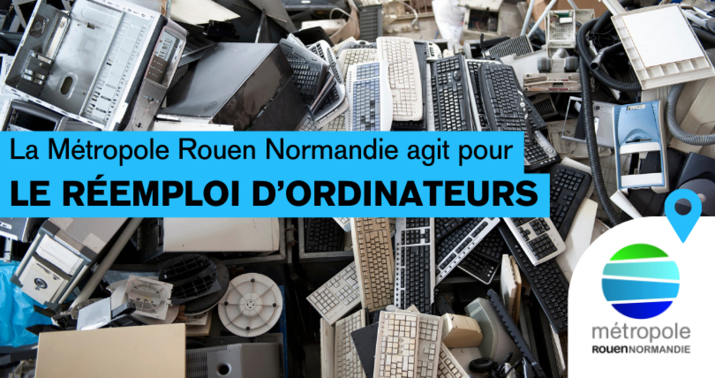 Reboot Ecosystème : un nouveau projet de réemploi d’ordinateurs soutenu par la Métropole Rouen Normandie