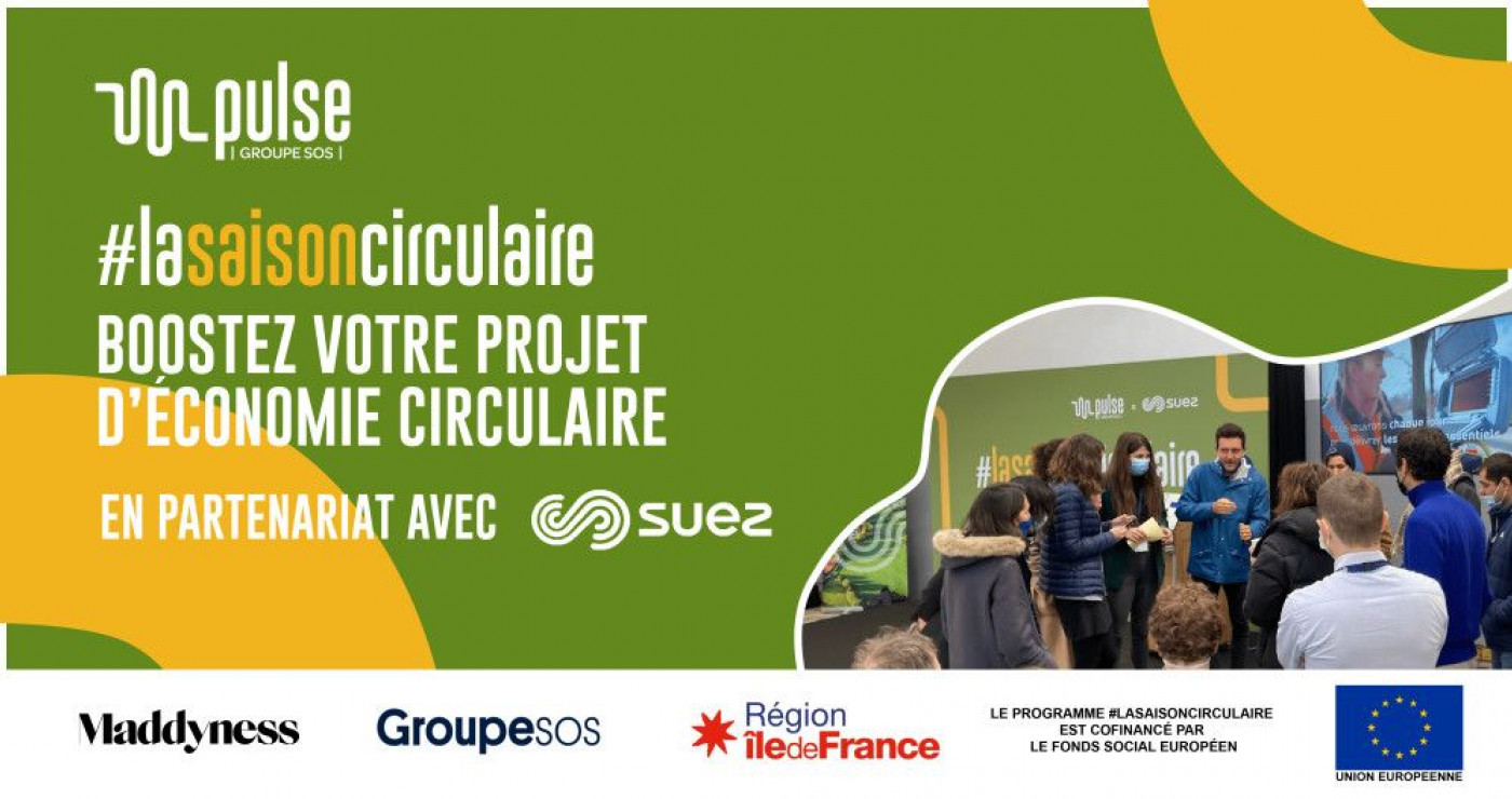 PULSE et SUEZ lance la 3ème édition de leur programme d’incubation destiné aux projets de l’économie circulaire en Ile-de-France
