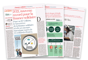 Retrouvez le Baromètre de la finance solidaire pour l'année 2021, une année record !