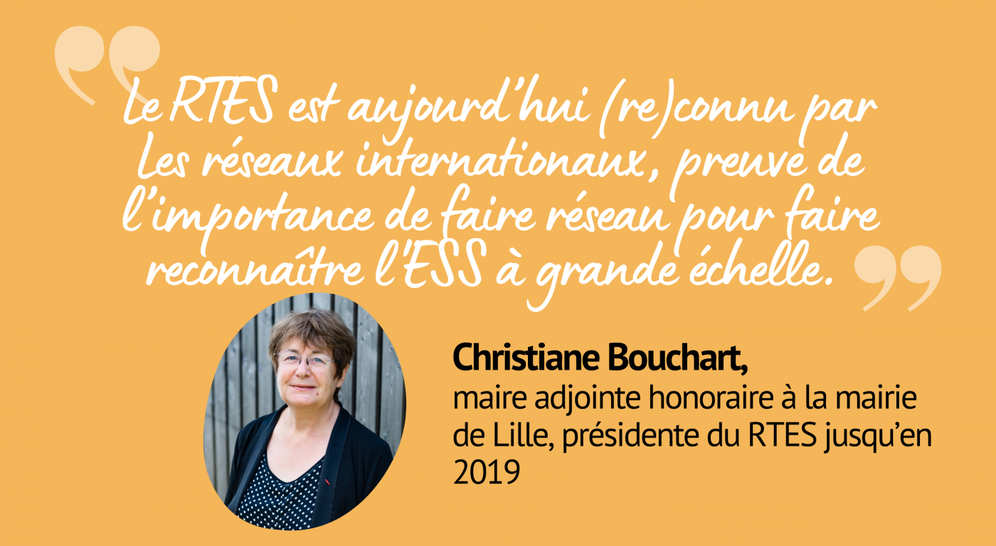 Le RTES a interviewé Christiane Bouchart, maire adjointe honoraire à Lille, sur l'intérêt du RTES pour les enjeux européens et internationaux en tant que présidente du réseau jusqu’en 2019