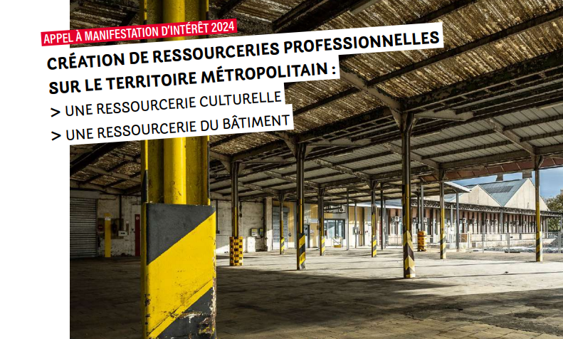 La Métropole de Lyon lance un AMI pour pour la création de ressourceries sur un ancien Technicentre SNCF