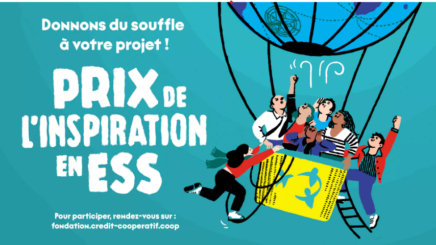 Prix de l'inspiration en ESS 2025 de la Fondation Crédit Coopératif 