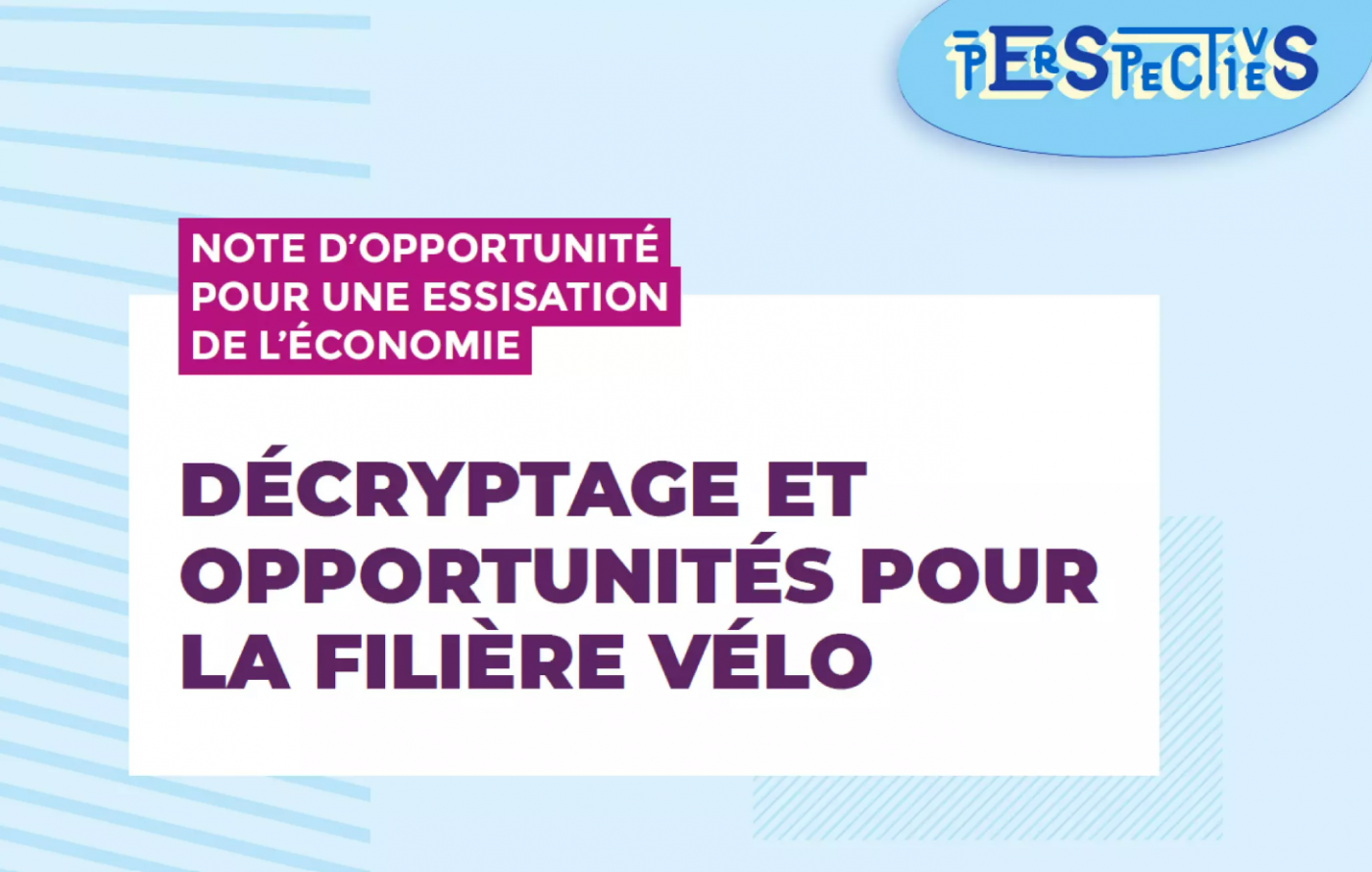 ESS France et Aésio Mutuelle publient une note d’opportunités sur le potentiel de l’ESS dans la filière du vélo
