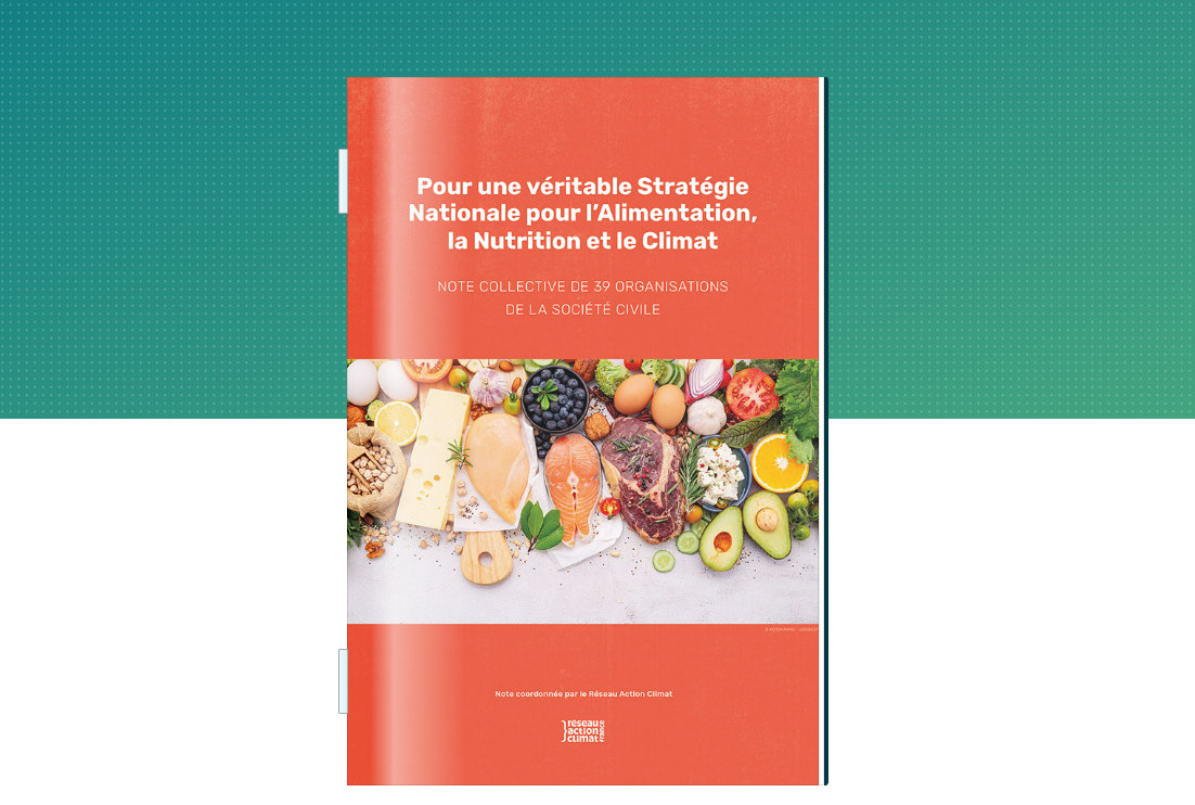 Plaidoyer : "Pour une véritable stratégie Nationale pour l’Alimentation, la Nutrition et le Climat"
