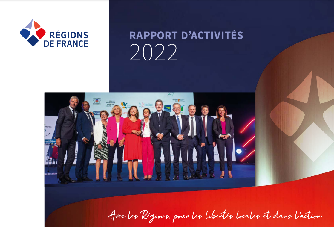 Economie sociale et solidaire dans le rapport d'activités 2022 de Régions de France