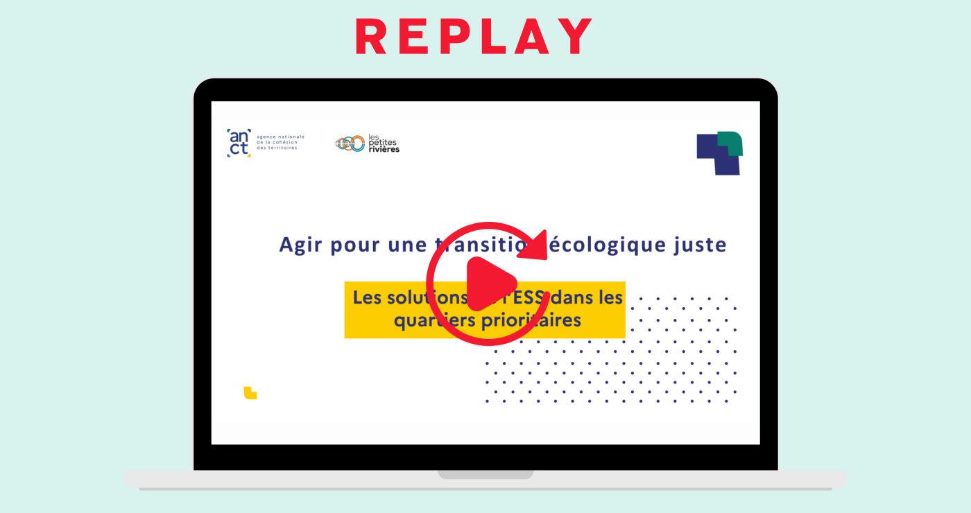 Retrouvez le replay du webinaire de l'ANCT sur la recherche-action menée par Les Petites Rivières
