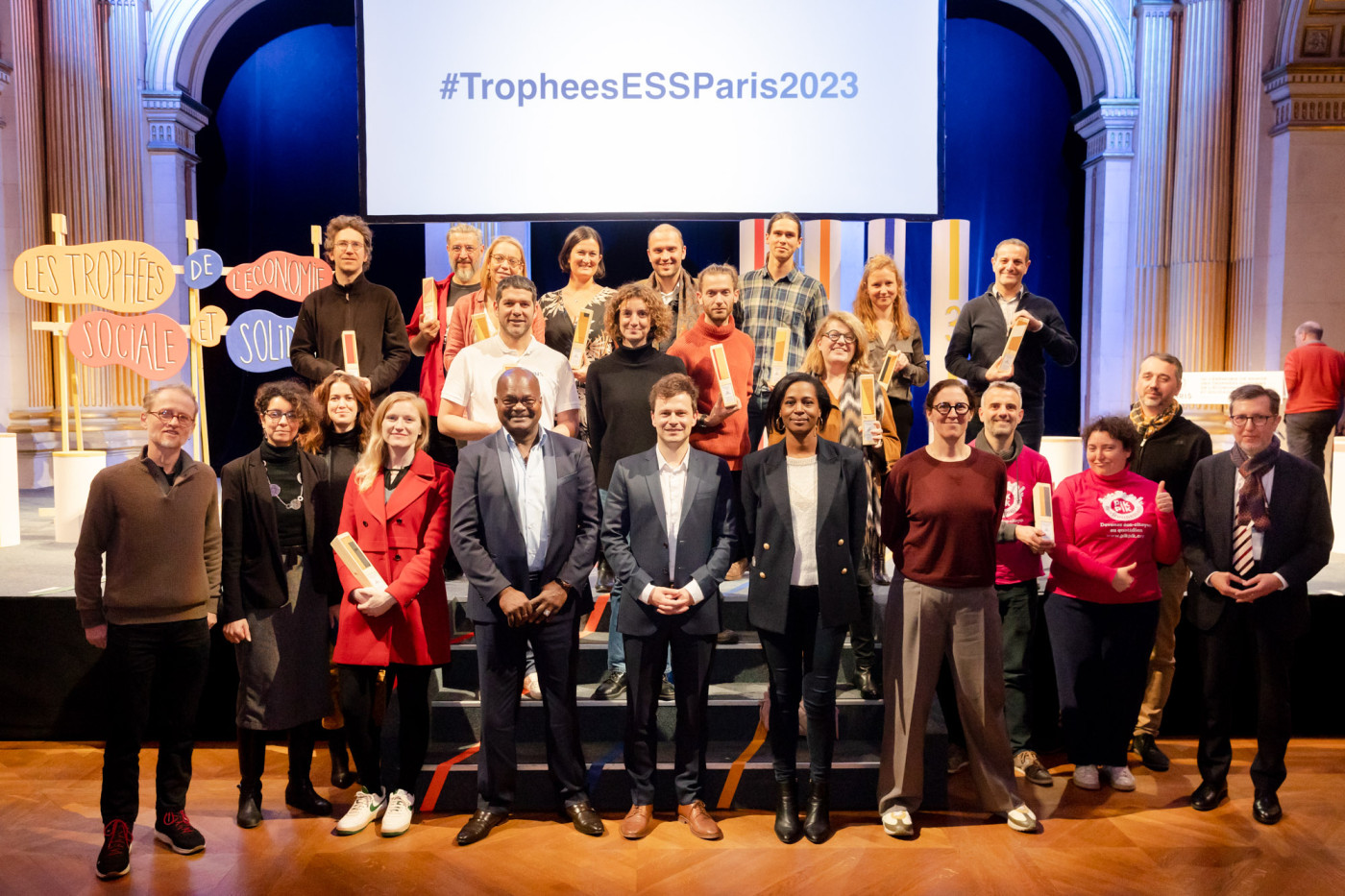 Les lauréats des Trophées parisiens de l'ESS 2023