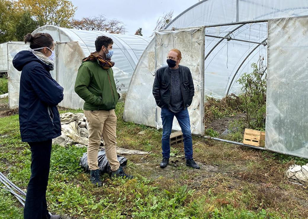 @AESangers/espace test en maraîchage qui accompagne des apprentis maraîchers dans des projets agricoles