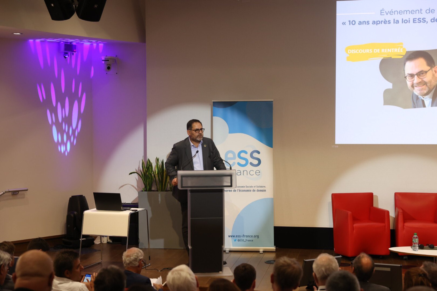 Evènement de rentrée d'ESS France et intervention d'Olivia Grégoire