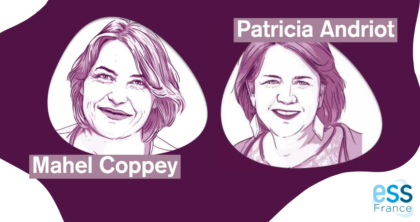 Matrimoine de l'ESS par ESS France  : Retrouvez les portraits de Mahel Coppey et Patricia Andriot
