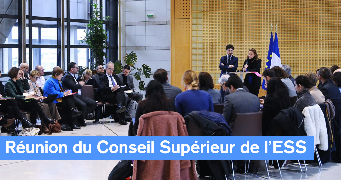 Le RTES présent à la réunion du Conseil supérieur de l’Economie sociale et solidaire