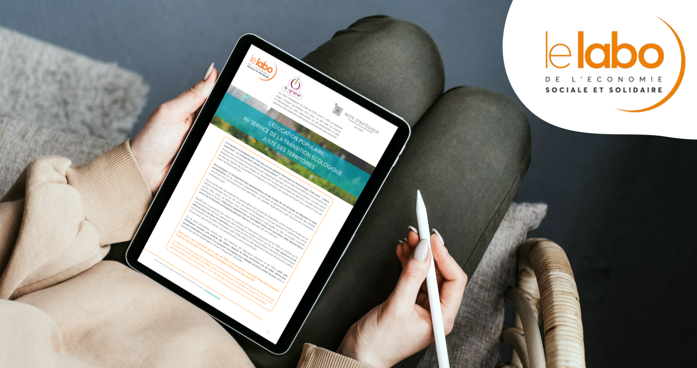 Note stratégie du Labo de l'ESS - L’éducation populaire au service de la transition écologique juste des territoires