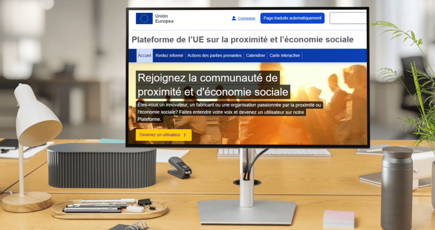 Lancement d'une Plateforme européenne pour la proximité et l’économie sociale !