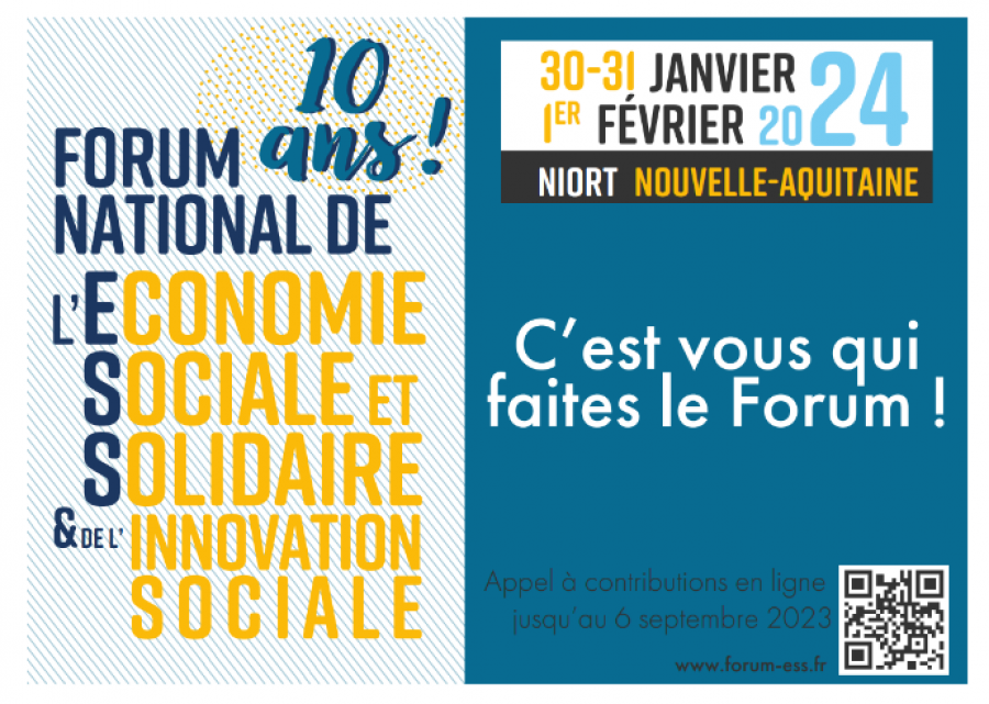 Appel à contribution - Forum national de l'ESS & de l'Innovation Sociale 2024
