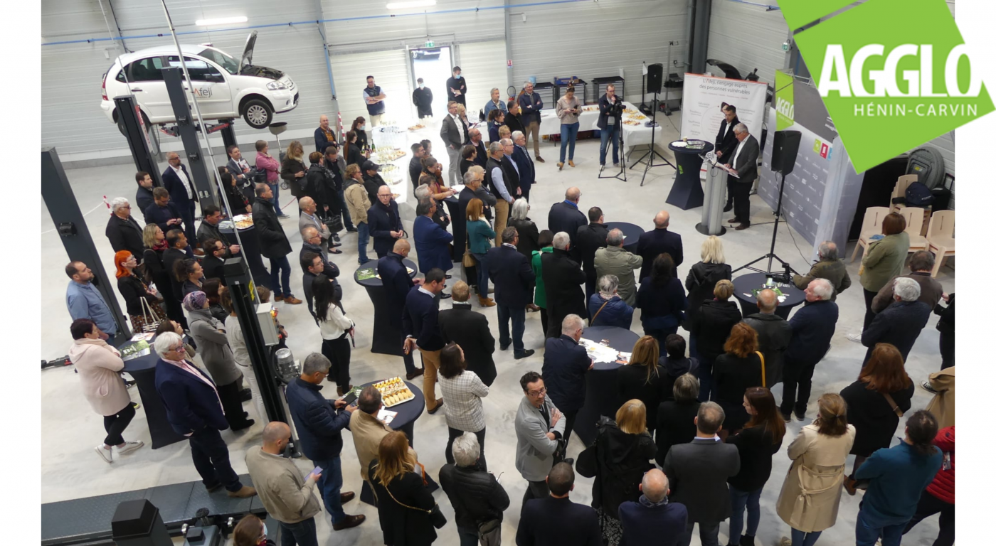 L’Agglomération Hénin-Carvin baptise le 1er garage solidaire communautaire du territoire