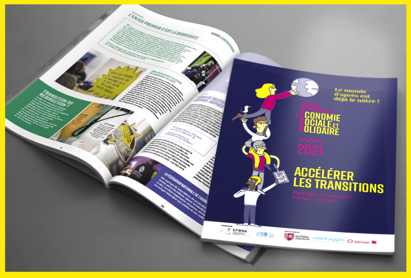 Retrouvez le Forum de l'ESS de Niort dans le magazine "Accélérer les transitions !" 