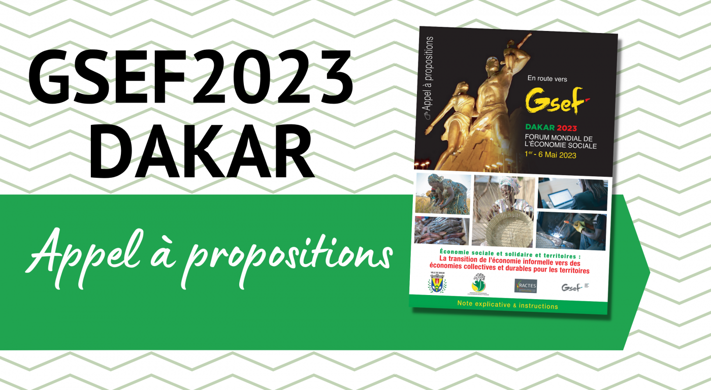 L'appel à propositions GSEF2023 de Dakar est maintenant ouvert !