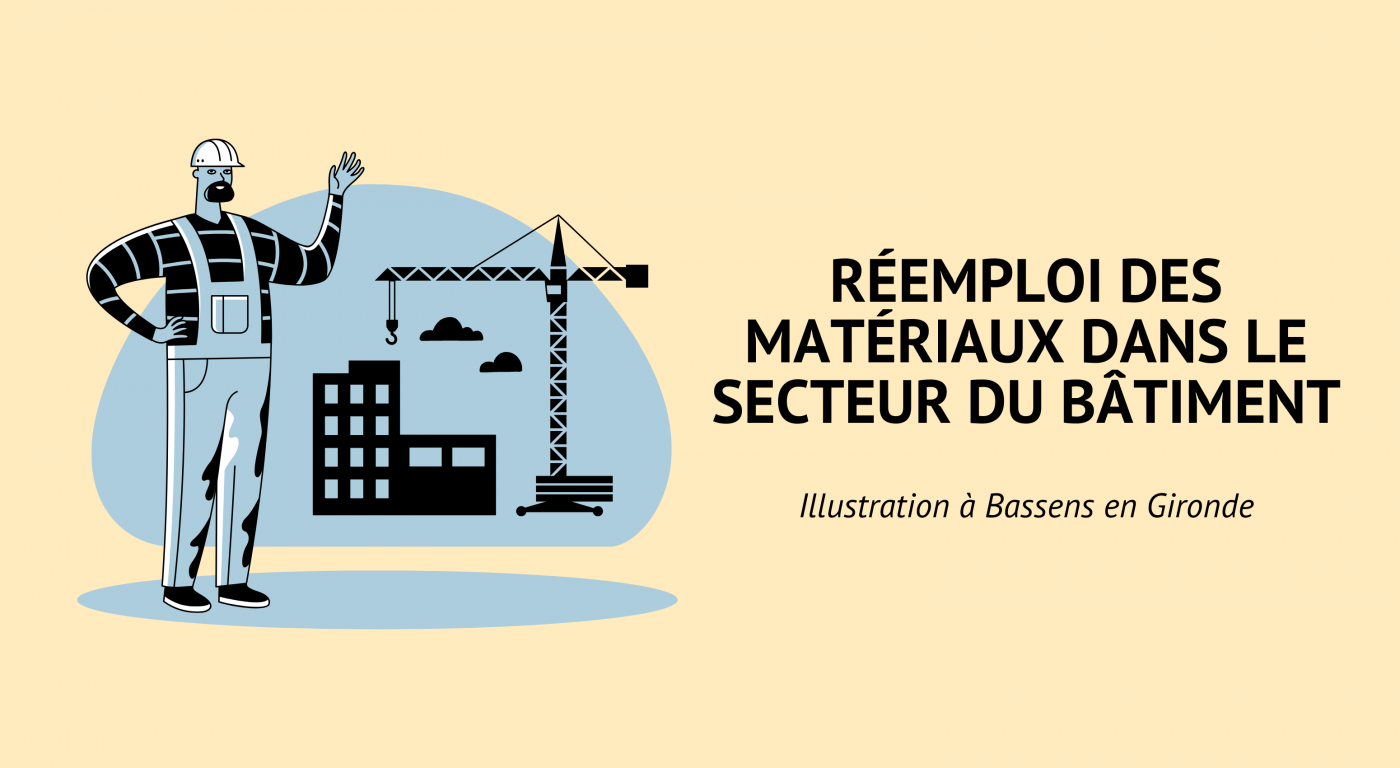 À Bassens (Gironde), la rénovation urbaine est une opportunité pour le réemploi des matériaux dans le secteur du bâtiment