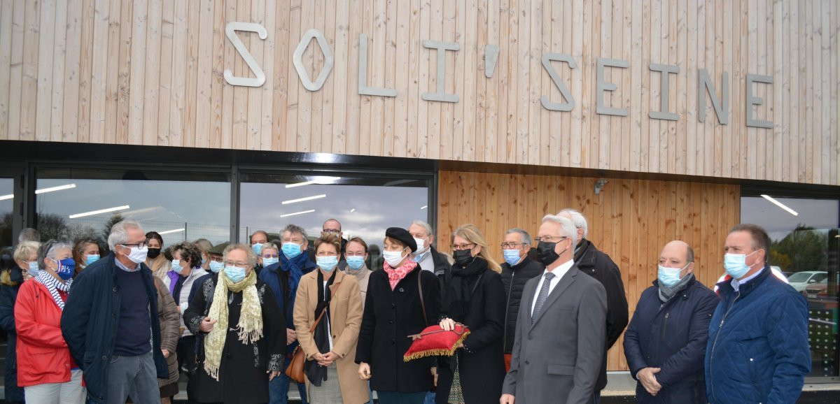 Inauguration de Soli'Seine, espace d'entreprises solidaires et écologiques